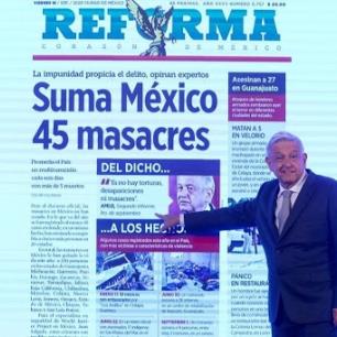 AMLO y el crimen, "amenazas contra libertad de prensa en México"